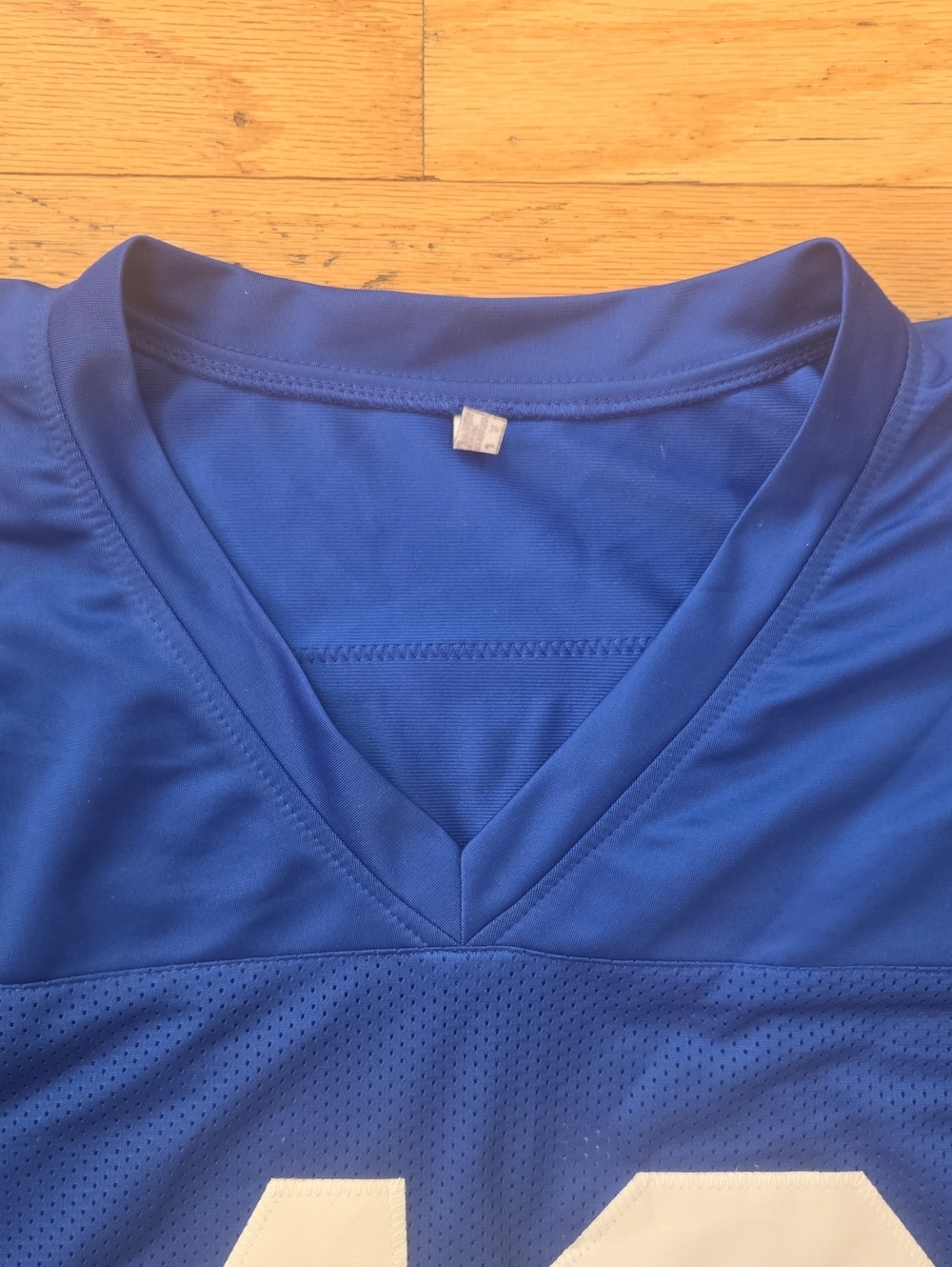 New York Giants #88 Hakeem Nicks Autograph 2012 Super Bowl 46 Jersey. Men's XL - Picture 10 of 10
